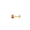 PENDIENTES PATILLA COLOR CORAL 3MM. TORNILLO