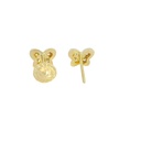 PENDIENTES MARIPOSA PIEDRAS 6x5MM