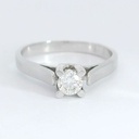 SOLITARIO BRILLANTE  4.0 MM VS-H 0.25 CT