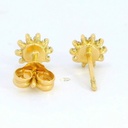 PENDIENTES ESMERALDAS 2MM 20 BRILLANTES 1MM H-SI 0.12 CT