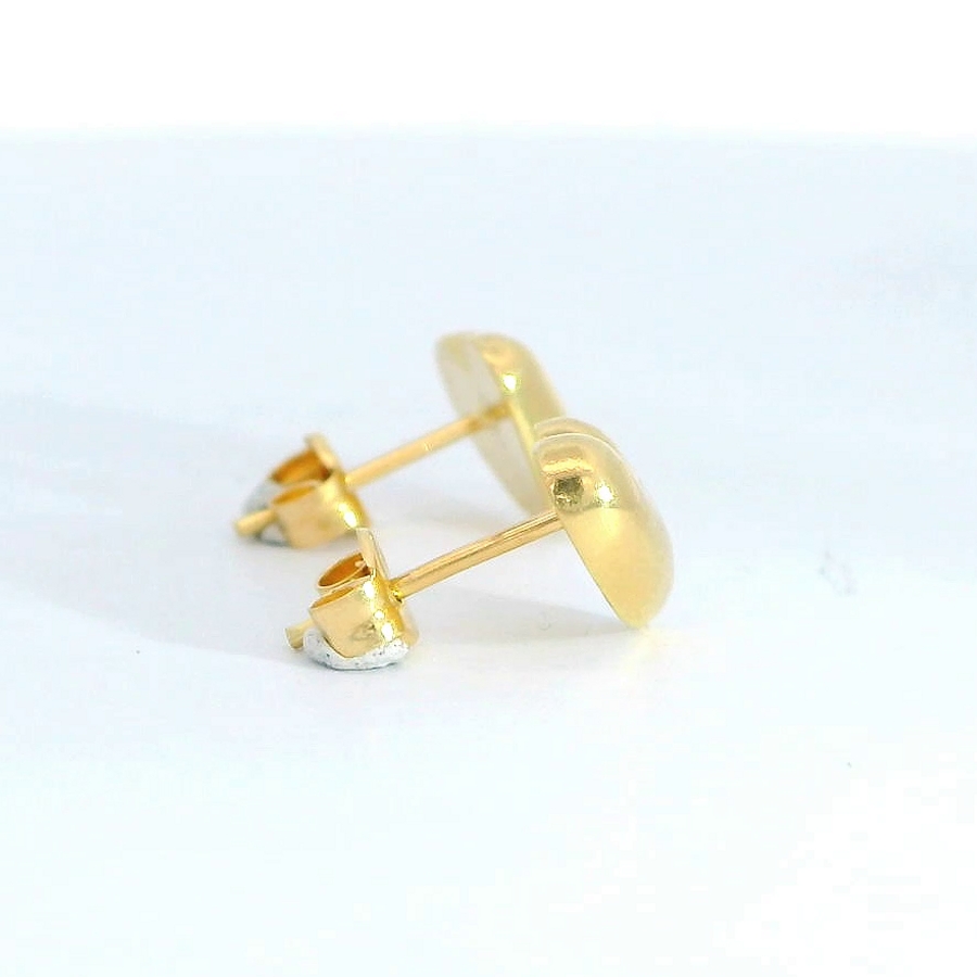 PENDIENTES CORAZON CON VOLUMEN 8.5MM PRESION