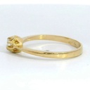 SOLITARIO BRILLANTE  3.00MM VS-H 0.11 CT ORO AMARILLO