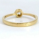 SOLITARIO BRILLANTE  3.00MM VS-H 0.11 CT ORO AMARILLO