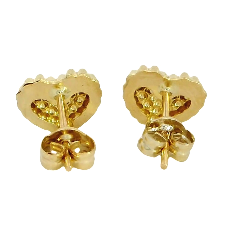 PENDIENTES CORAZON BOLAS.7MM