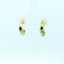 PENDIENTES ARO CRIOLLA RUBI DE 3x2MM.12x3MM.