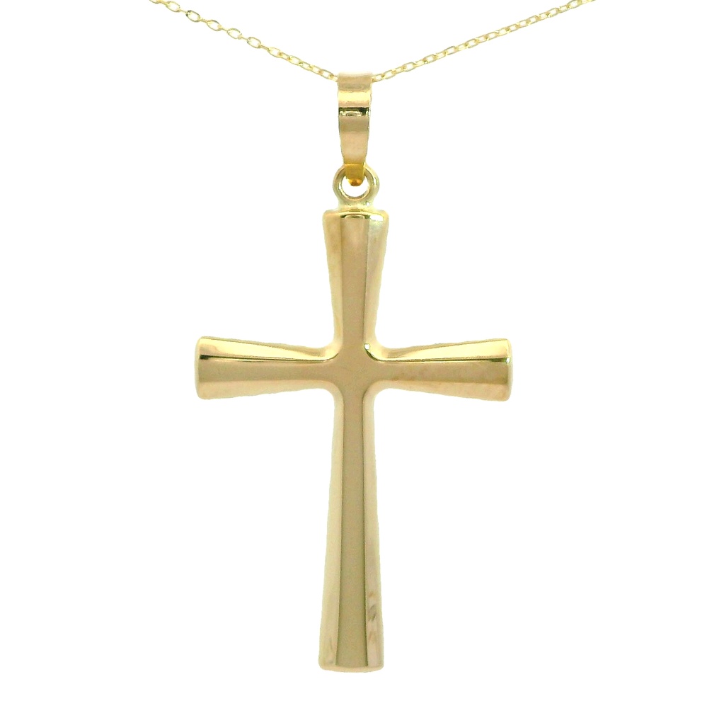 CRUZ LISA SIN CRISTO 31x19MM.