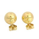 PENDIENTES BOLA LISA 7MM.PRESION