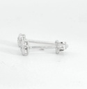 PENDIENTES CHATON FUNDICION 4MM  BRILLANTES H-SI1 0.10 CT TW