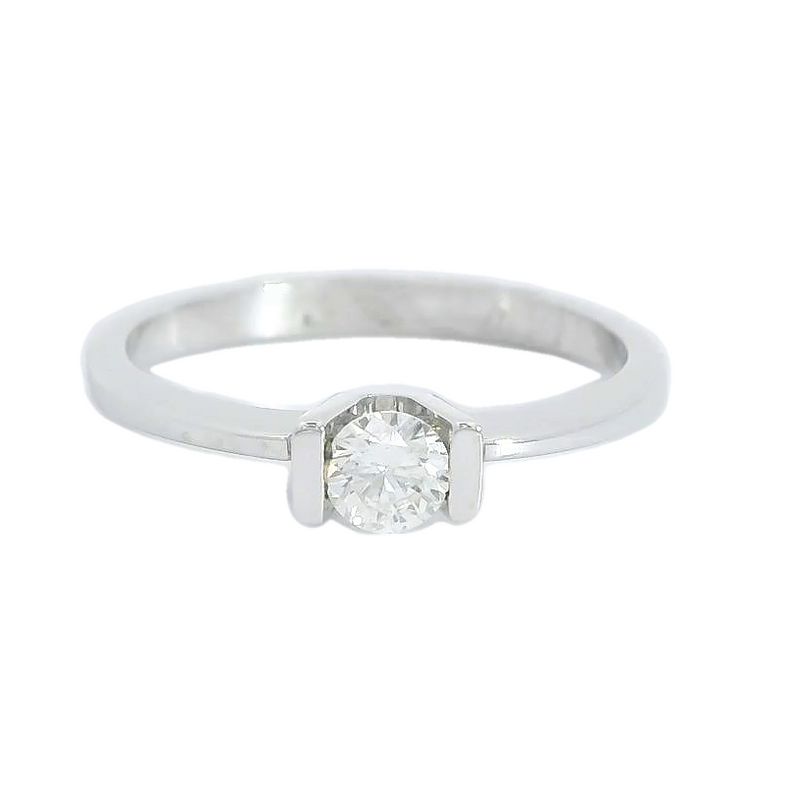 SOLITARIO BRILLANTE 4.0 MM VS-H 0.25 CT