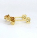 PENDIENTES GARRA FUNDICION 4MM.BRILLANTES H-SI 1.  0.26 CT TW