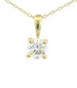 COLGANTE GARRA FUNDICION  4MM.BRILLANTE H-SI 1. 0.20 CT