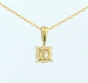 COLGANTE GARRA FUNDICION  4MM.BRILLANTE H-SI 1. 0.20 CT