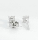 PENDIENTES GARRA FUNDICION 4MM.BRILLANTES H-SI 1.  0.18 CT TW