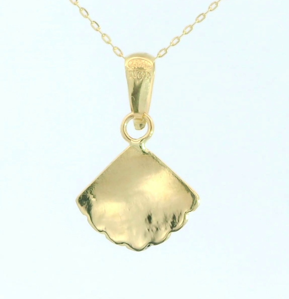COLGANTE CONCHA COMPOSTELANA.14x13MM.