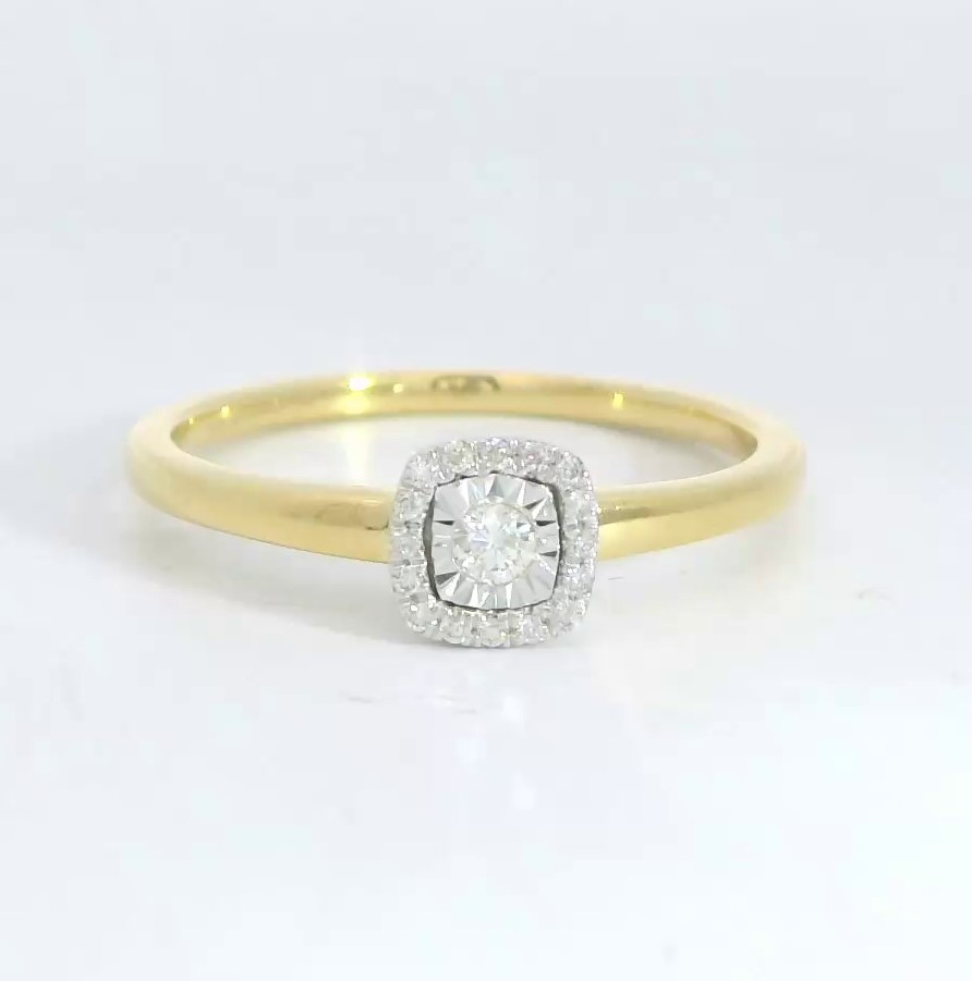 SORTIJA  BRILLANTES DI 1RD 0.052 CT  SI-H 18 SC 0.05