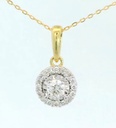 COLGANTE BRILLANTES DI 16 RD SI H 0.06 DI 1 RD SI H 0.08 CT