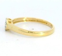 SORTIJA  BRILLANTES DI 7 RD 0.09 CT DI 1 RD SI-H 0.02 CT TW.