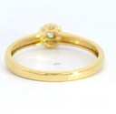 SORTIJA  BRILLANTES DI 7 RD 0.09 CT DI 1 RD SI-H 0.02 CT TW.