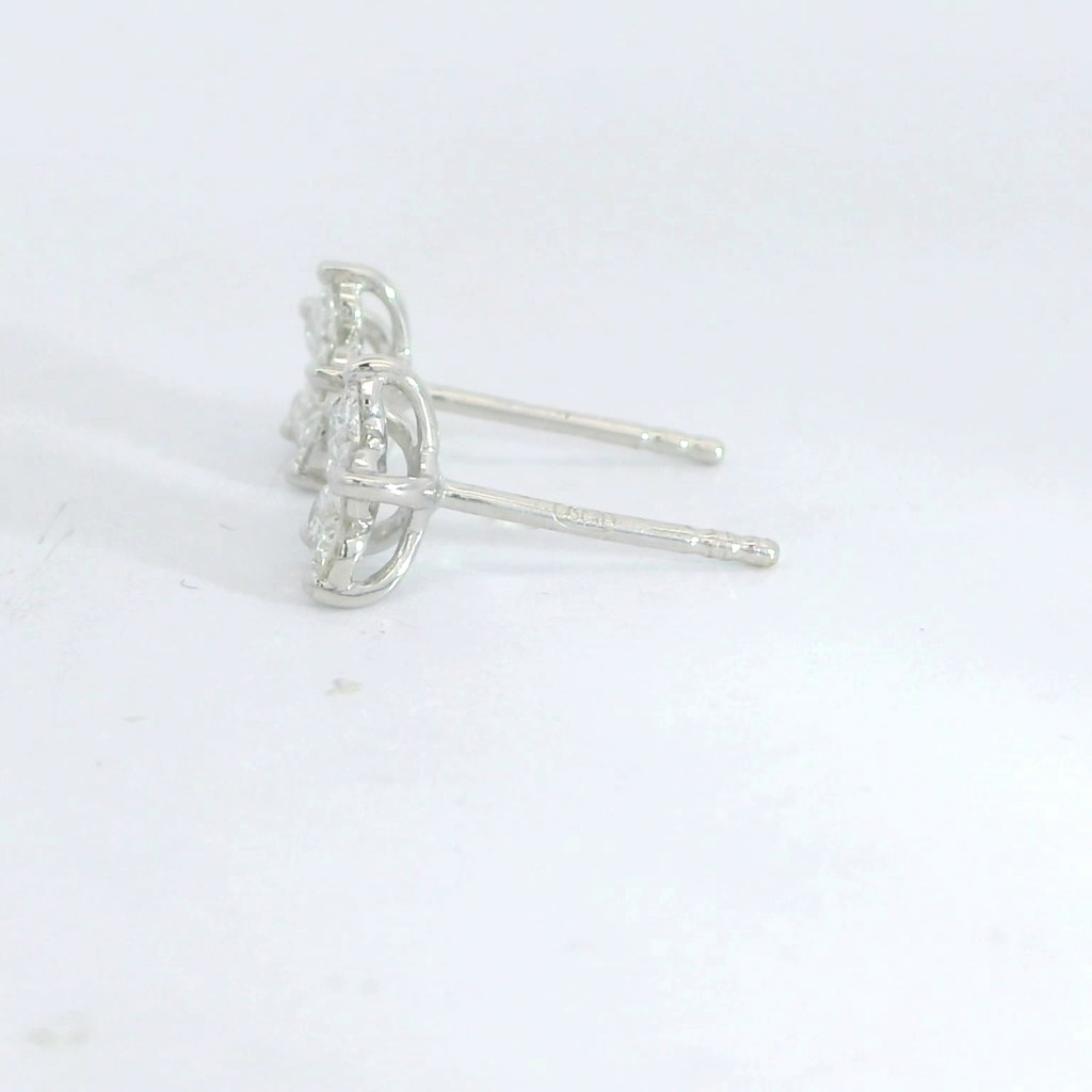 PENDIENTES BRILLANTES Di 10 RD 0.44 DI 2 RD SI H 0.064 CT.TW
