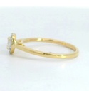 SORTIJA  BRILLANTES DI 1 OV 0.12 CT DI 12 SI-H 0.08 CT. 0.20CT TW