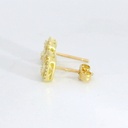 PENDIENTES BRILLANTES Di 6BG 0.165 DI 8 RD SI H 0.038 4 BG 0.022 36 SC 0.112  8 SC 0.022 CT.0.27 CT TW