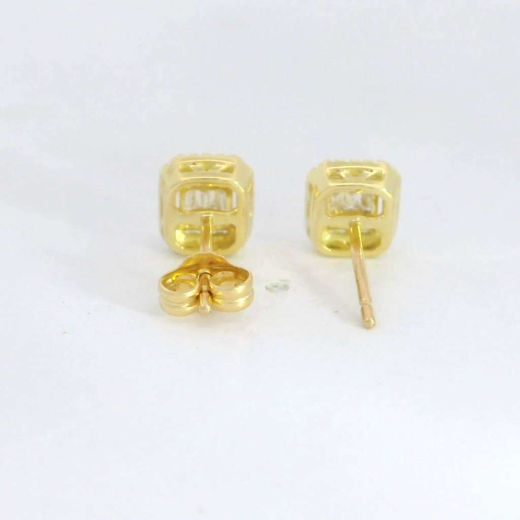 PENDIENTES BRILLANTES Di 6BG 0.165 DI 8 RD SI H 0.038 4 BG 0.022 36 SC 0.112  8 SC 0.022 CT.0.27 CT TW