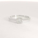 SORTIJA BRILLANTES DI 1 RD SI H 0.06 DI 9 RD SI H 0.09 CT.0.15CT TW.