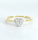 SORTIJA  BRILLANTES DI 1 OV 0.07 CT DI 1 SI-H 0.01 3 CT. 0.02CT .0.10 CTTW