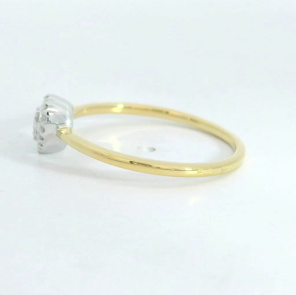 SORTIJA  BRILLANTES DI 1 OV 0.07 CT DI 1 SI-H 0.01 3 CT. 0.02CT .0.10 CTTW