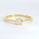 SORTIJA BRILLANTES DI 1 RD SI H 0.034 DI 9 RD SI H 0.046 CT.0.15 CT TW.