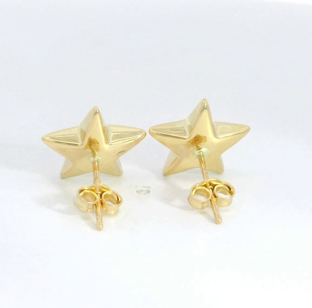 PENDIENTES ESTRELLA 9MM.PRESION.