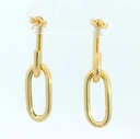 PENDIENTES DOBLE ESLABON.30MM.