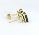 PENDIENTES ZAFIRO 7x5MM.PRESION.