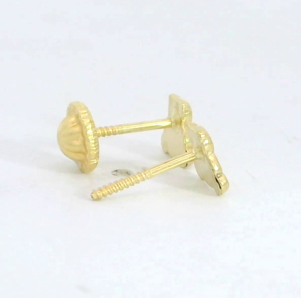 PENDIENTES PRIMERA POSTURA OSITOS 4.5MM.TORNILLO.