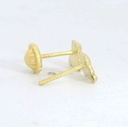 PENDIENTES PRIMERA POSTURA OSITOS 4.5MM.TORNILLO.