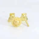 PENDIENTES PRIMERA POSTURA OSITOS 4.5MM.TORNILLO.