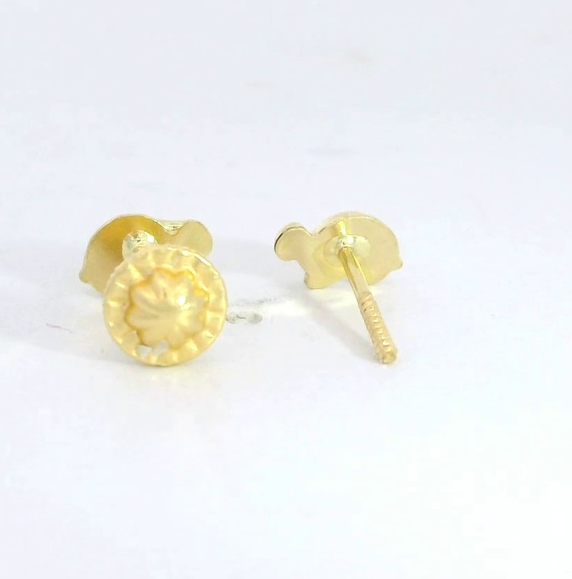 PENDIENTES PRIMERA POSTURA TORTUGAS, 4.5MM TORNILLO