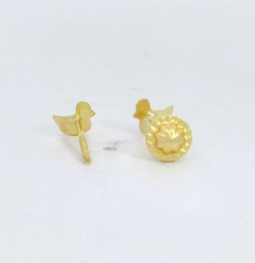 PENDIENTES PRIMERA POSTURA PATITOS 4.5MM.TORNILLO