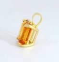 COLGANTE CITRINO 7x5MM.