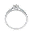 SORTIJA BRILLANTES PRINCESA 12/0.048 CT +19/0.076 CT  H-SI