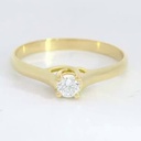 SOLITARIO BRILLANTE  3.50MM VS-H 0.17 CT ORO AMARILLO