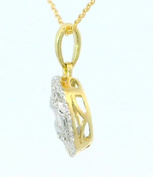 COLGANTE BRILLANTES DI 26 SC SI H 0.1 DI 2 RD SI H 0.02 4 GB 0.04 CT.0.16 CT TW
