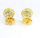 PENDIENTES BRILLANTES Di 8BG 0.08 DI 44 SC RD SI 0.172 4 RD 0.033 CT.0.31CT TW