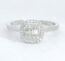 SORTIJA BRILLANTES DI 4 GB SI H 0.04 DI 28 SC SI H 0.086 4 RD 0.034 CT.0.16 CT TW