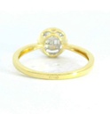 SORTIJA BRILLANTES DI 4 GB SI H 0.04 DI 2 RD SI H 0.016 26 SC 0.10 CT.0.16 CT TW