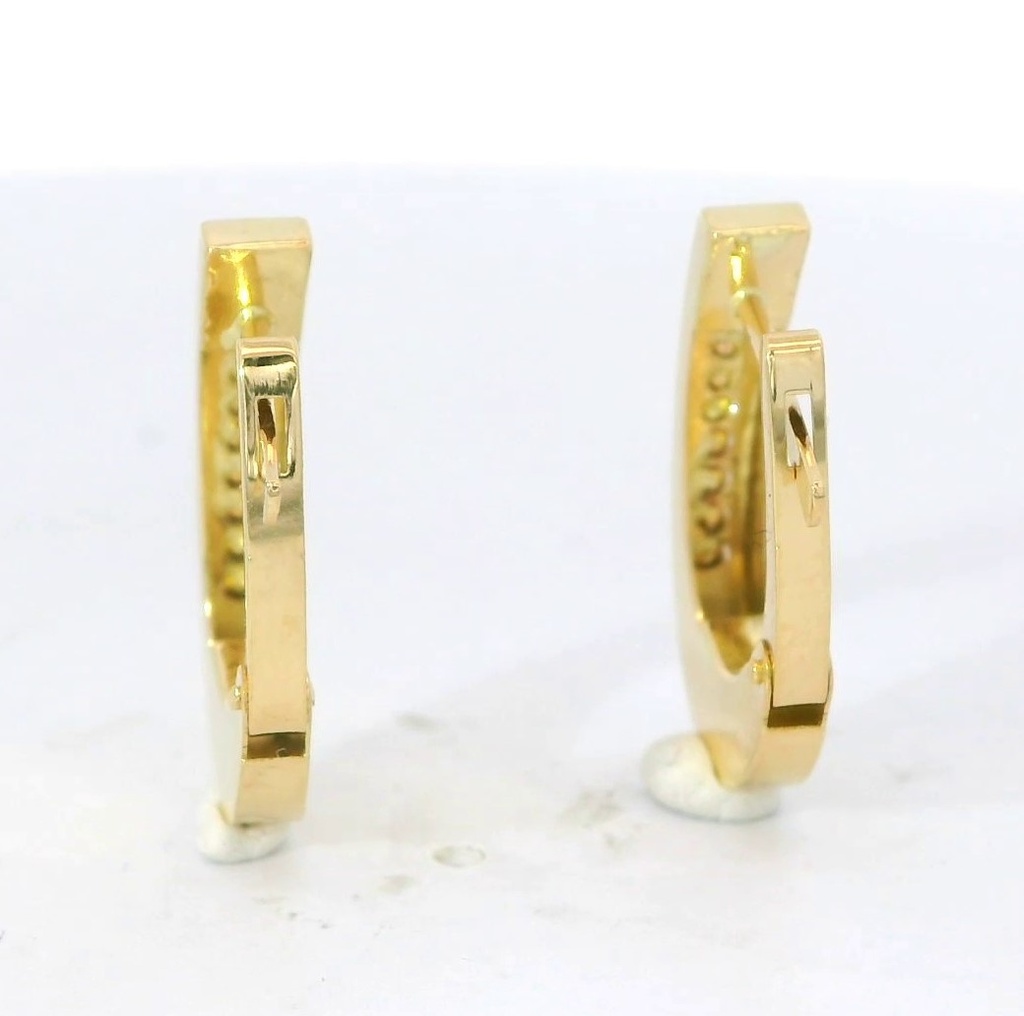 AROS  BISAGRA CON CIRCONITAS.18x3MM