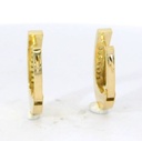 AROS  BISAGRA CON CIRCONITAS.18x3MM
