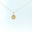 COLGANTE CUADRADO BRILLANTES1RD 0.05 1RD 0.05.0.10 CT TW