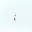 COLGANTE REDONDO 6x6MM 1 BRILLANTE DE  0.10 CT Y 9 DE 0.05 CT.0.15 CT TW