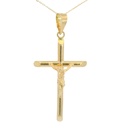 CRUZ TUBO CON CRISTO 28x16x2MM